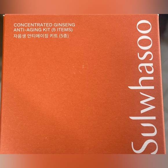 Sulwhasoo Concentrated Ginseng Anti Aging Kit (5 Items) Anti Wrinkle. Exp 2027 - Picture 2 of 2